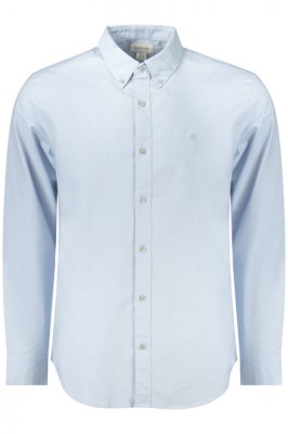Calvin Klein Jeans camasa barbati cu guler button-down, regular fit, albastru foto