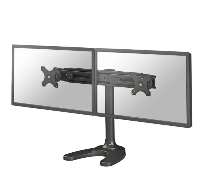 Suport dublu monitor de birou Neomounts FPMA-D700DD; pentru display-uri cu