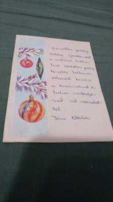CARTE POSTALA FELICITARE CIRCULATA foto