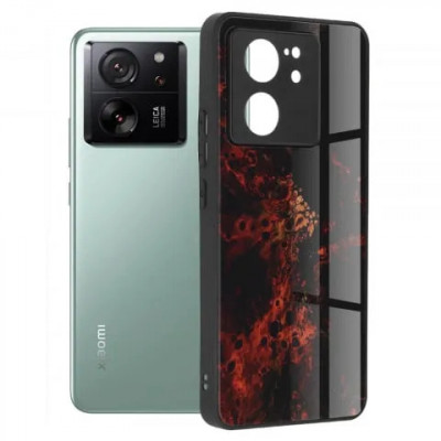 Husa Xiaomi 13T 13T Pro Antisoc Personalizata Nebuloasa Rosie Glaze foto