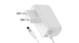 Sursă de alimentare POS POS12120A-WH, 12V/1.2A/14,4W, adaptor vertical, AC:CEE7/16. conector DC:2.1/5...