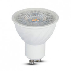 Bec spot led gu10 6.5w 6400k alb rece, cip samsung