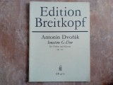 Sonatine G-Dur, pentru vioară și pian, Op. 100 de Antonin Dvorak, EB 4272