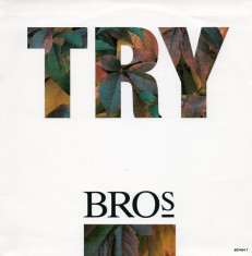 Bros - Try (1991, Columbia) Disc vinil single 7&amp;quot; foto