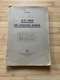 I. M. RASCU - ALTE OPERE DIN LITERATURA ROMANA - 1938