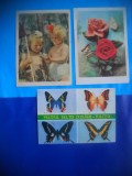 HOPCT LOT NR 404 FLUTURI -FAUNA -3 CARTI POSTALE-CIRCULATE