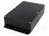 Carcasa aluminiu, 146mmx222mmx55mm, IP67, GAINTA - G124MFBK-IP67