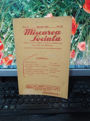 Mișcarea Socială, anul IV no. 5-7, mai-iul. 1934, Ilie Moscovici, București, 180 foto