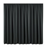 Draperie cu rejansa Jemidi, 300 x 245 cm, Gri, Poliester, 55276.22.02