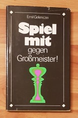 Spiel mit gegen Grobmeister de Emil Gelenczei. Carte de sah in germana