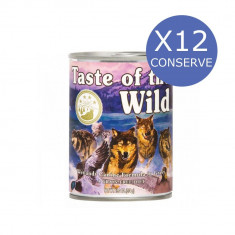 Bax 12 Conserve Taste Of The Wild Wetlands 390 gr. foto