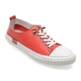 Pantofi sport FLAVIA PASSINI rosii, EV2898, din piele naturala