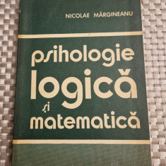 Psihologie logica si matematica Nicolae Margineanu