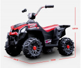 Atv electric cu lumini LED Nichiduta Speed Red