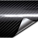 Folie colantare auto carbon 5d lacuit negru (3m x 1,52m), AVEX