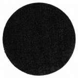 Covor baie SYNERGY cerc, glamour, anti-alunecare, moale - lurex negru, cerc 100 cm