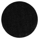 Covor baie SYNERGY cerc, glamour, anti-alunecare, moale - lurex negru, koło 50 cm