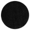 Covor baie SYNERGY cerc, glamour, anti-alunecare, moale - lurex negru, cerc 100 cm