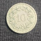 Moneda 10 rappen 1897 Elvetia