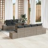 VidaXL Set de canapele pentru grădină 8 pcs Gri 100 x 55 x 73 cm 3349125