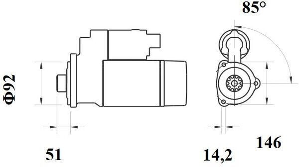MAHLE MS 754 starter