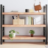 Gossi raft de perete maro deschis 140x60x(2-6) cm lemn stejar tratat