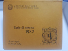 Serie de monede 1982 Italia foto