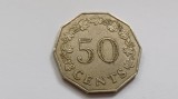 Malta- 50 cenți 1972