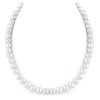Colier Dama Perle Albe Acrilice Pufo White Gravel, Scurt, Elegant, Cadou, 23 cm + Extensie