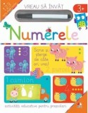 Cumpara ieftin Numerele. Scrie si sterge de cate ori vrei. Activitati educative pentru prescolari/***