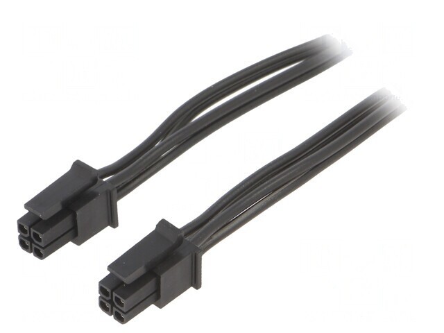 Cablu Micro-Fit 3.0 mamă-mamă 4 pini 0.2m PVC 4A