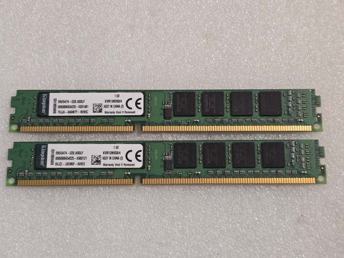 Kit memorie RAM desktop Kingston ValueRAM 4GB DDR3 1333MHz KVR13N9S8/4