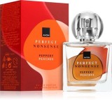 Apa de parfum Avon Perfect Nonsense Peppery Peaches 50 ml , floral-fructata pentru femei, cu note de piersica catifelata, piper roz, trandafir si boab
