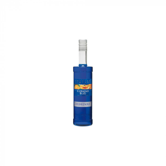 Lichior Vedrenne Blue Curacao, 0.7L, Alcool 25%, Lichior Blue Curacao, Lichior Bun, Lichior de Calitate, Lichior Vedrenne, Lichior Blue Curacao Vedren