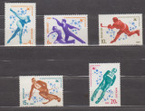 A12 S5 1 - Timbre foarte vechi - fosta URSAS - sporturi de iarna, Sport, Nestampilat