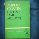 LETOPISETUL TARII MOLDOVEI - MIRON COSTIN