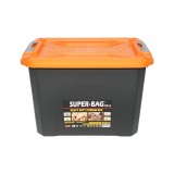Cutie de depozitare heavy duty 18L cu capac, portocalie, Breckner Germany