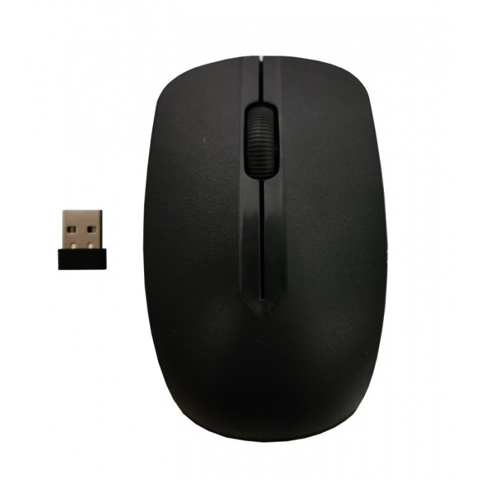 Mouse fara fir elSales ELS-MW1 , wireless 2.4 GHz , 1600 DPI , 3 butoane , ambidextru , universal , negru