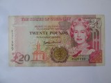 Rara! Guernsey 20 Pounds 1996 in stare foarte buna,bancnota din imagini