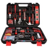 Trusa Scule Profesionala de 110 piese, Fabricate din Chrome Vanadium, Sofia CONCEPT&reg;, Black Red