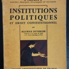 Maurice Duverger - Institutions Politiques