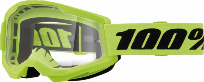 Ochelari cross/atv 100% Strata 2 Junior Neon, lentila transparenta, culoare rama... Cod Produs: MX_NEW 26013505PE