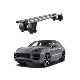 Bare transversale aluminiu pentru Porsche Cayenne PO536 2017+, plafon neted