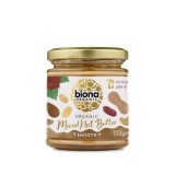 Crema Mix Nuci Bio 170g Biona Fara Ulei de Palmier, Sursa Proteine - Arahide, Alune, Caju, Migdale