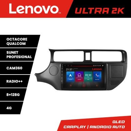 Navigatie Kia Rio 2011-2014 M-rio-11 Octa Core Android Radio Bluetooth GPS WIFI/4G DSP 2K 8+128GB 360 Toslink CarStore Technology