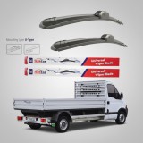 Cumpara ieftin Ștergătoare Renault Master Cabina L3 (2003&ndash;2006) Flat | Set față &ndash; TeamCar&reg;