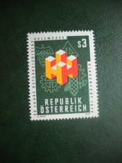 HOPCT TIMBRE MNH 798 TARGUL LEMNULUI KLAGENFURT 1976 -1 VAL AUSTRIA