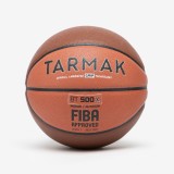 Minge Baschet BT500 Grip Mărimea 7 Maro-Portocaliu Adulți, TARMAK