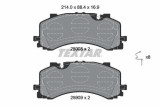 Set placute frana disc Audi A6 C8, A7, A8 D5, Q7, Q8; VW Touareg Motor 2.0 TFSi 4motion, 3.0 45 TDI Mild Hybrid quattro, 3.0 50 TDI Mild Hybrid