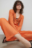 R&eacute;sum&eacute; camasa femei, culoarea portocaliu